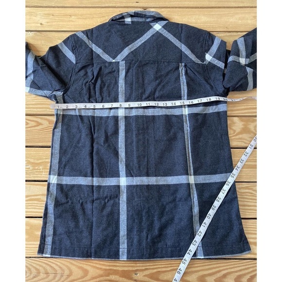 NWT Standard Cloth Button Up Shirt Size Small Men’s Black Long Sleeve MSRP $54 - Picture 9 of 10